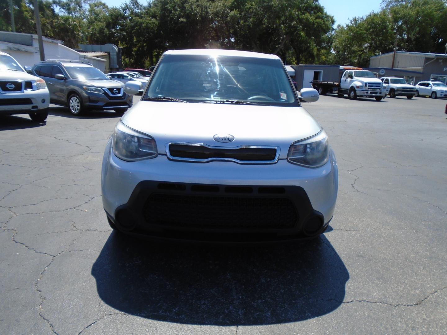 2014 SILVER /Grey Kia Soul + (KNDJP3A53E7) with an 2.0L L4 DOHC 16V engine, 6-Speed Automatic transmission, located at 6112 N Florida Avenue, Tampa, FL, 33604, (888) 521-5131, 27.954929, -82.459534 - Photo#1